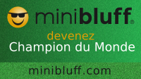 Magalie joue au Minibluff